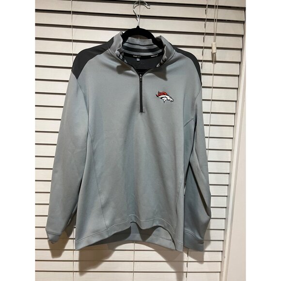 Nike Golf‎ Denver Broncos On Field 1/4 Zip Pullover - Size M - Picture 1 of 3